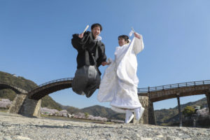錦帯橋結婚写真